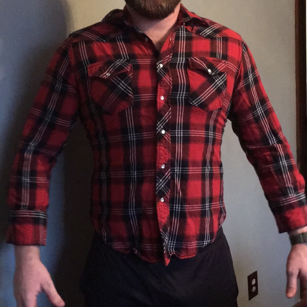 Wrangler Cotton Flannel Pearl Snap
